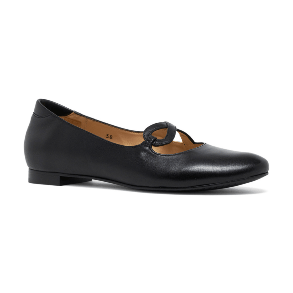 PieSanto Women's 245531 Kat Black Leather
