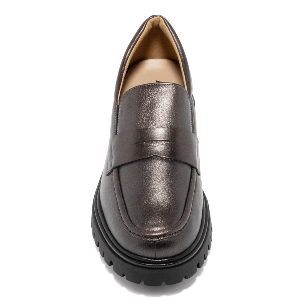 PieSanto Women's 245629-10 Metal Caoba Leather