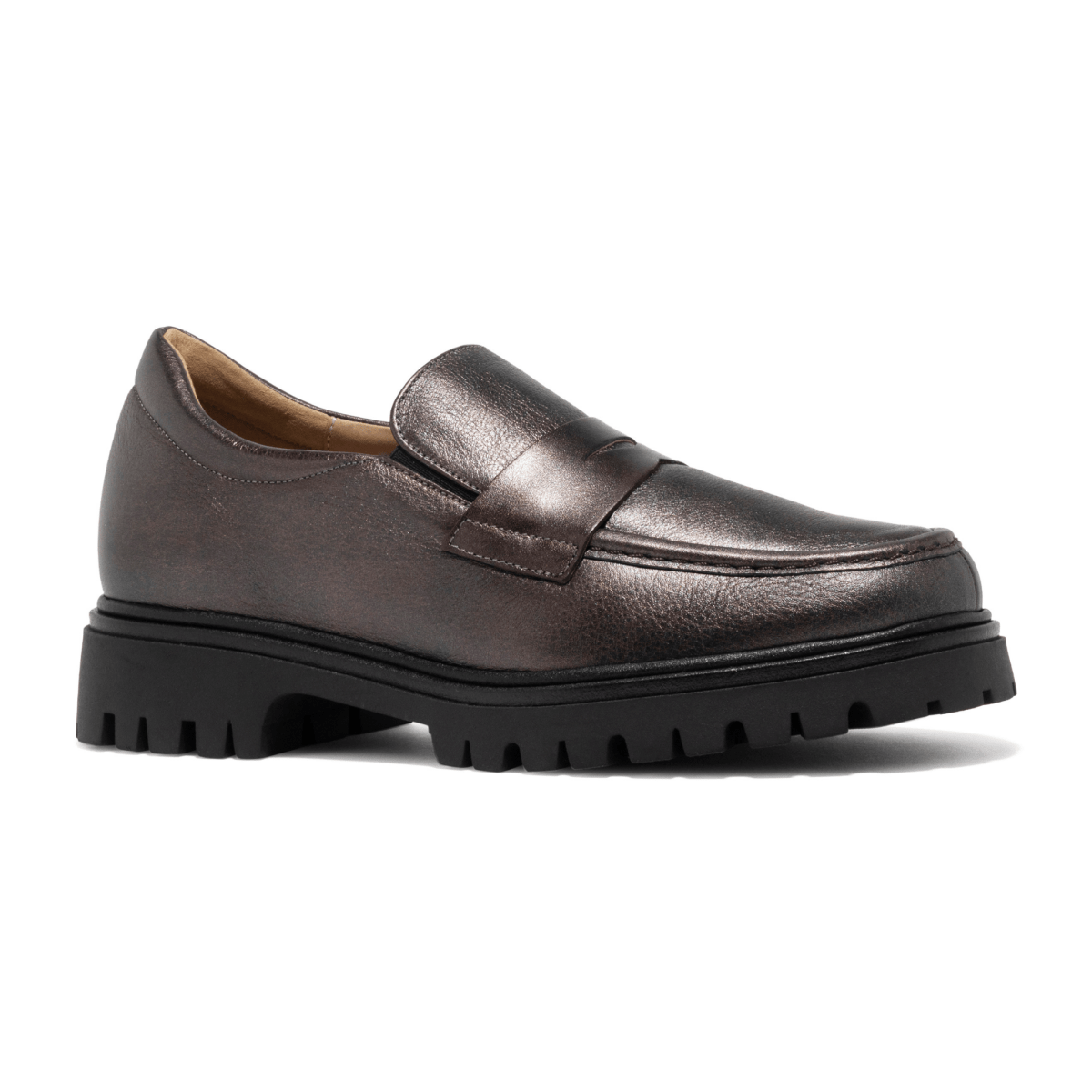 PieSanto Women's 245629-10 Metal Caoba Leather