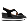 PieSanto Women's 260066 Black Suede