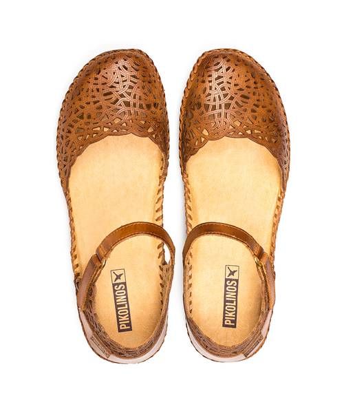 Pikolinos Women's P Vallarta Mary Jane Brandy Leather