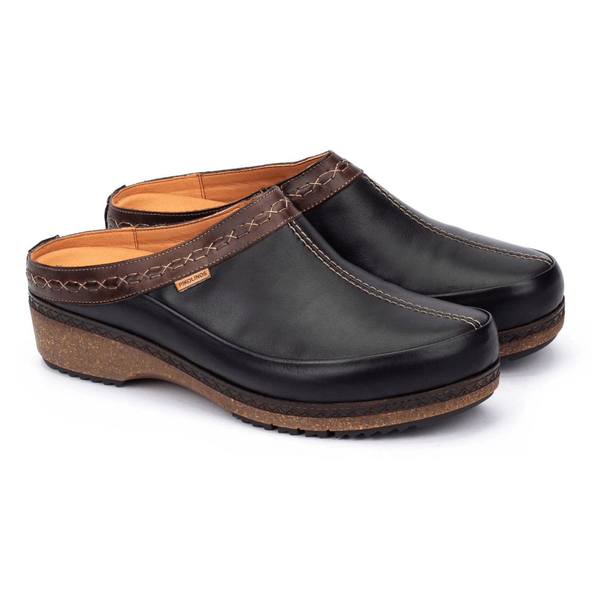 Pikolinos Women's Granada Black Leather