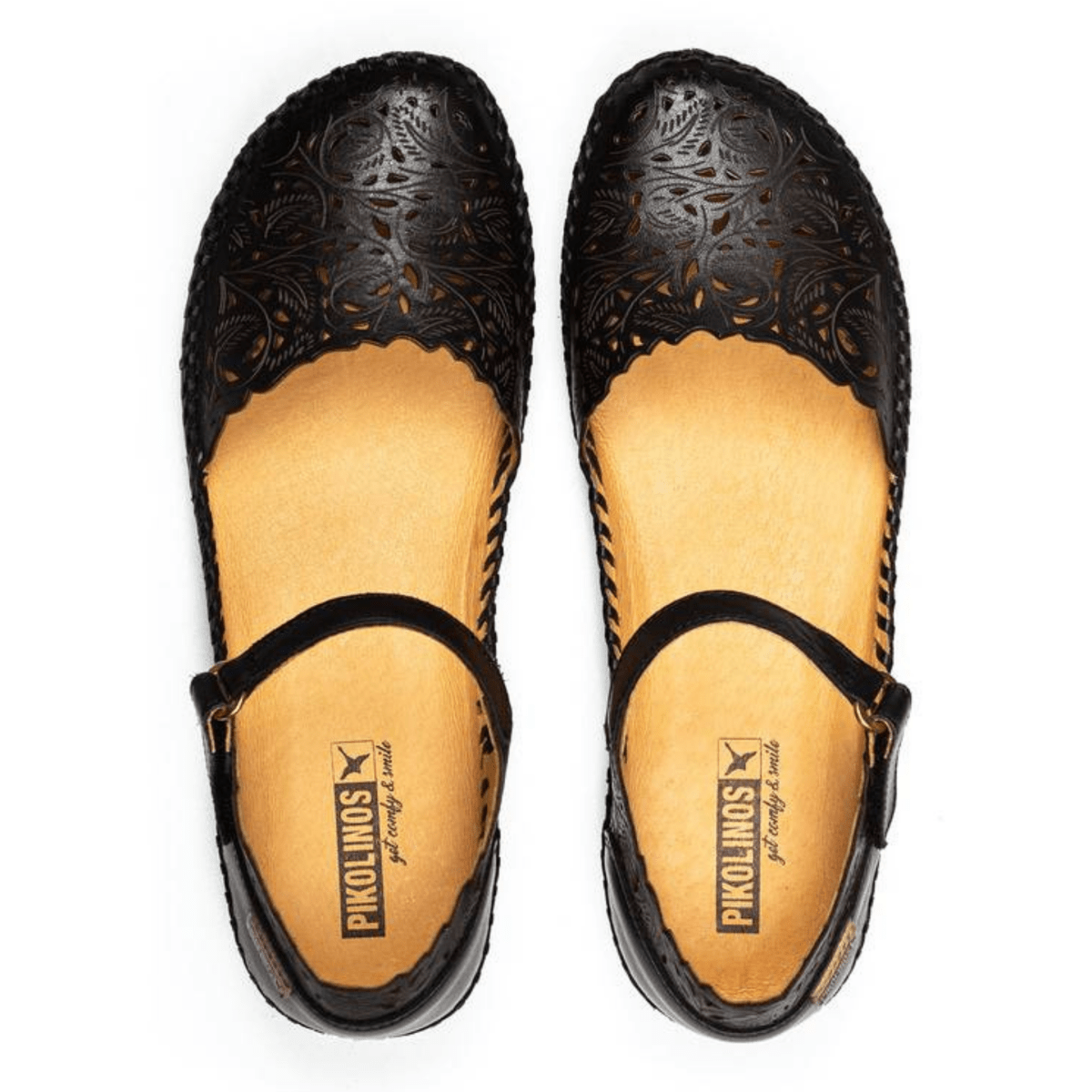 Pikolinos Women's P Vallarta Black Mary Jane