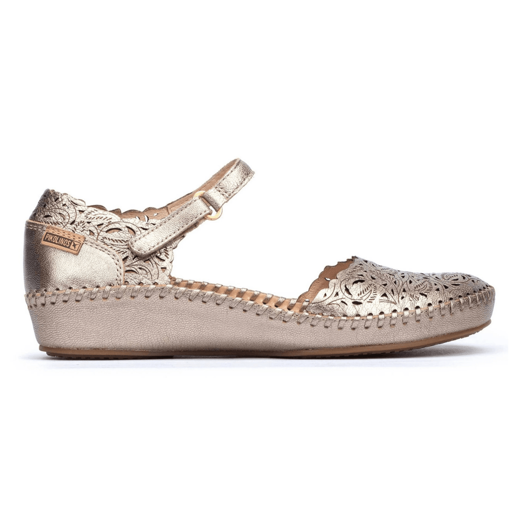 Pikolinos Women's P Vallarta Mary Jane Stone Metallic Leather