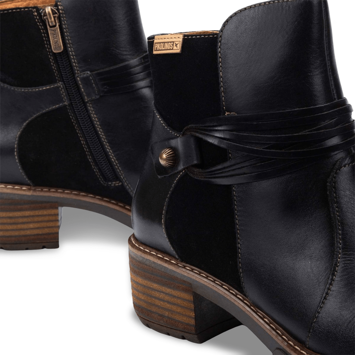 Pikolinos Women's San Sebastian Black Leather