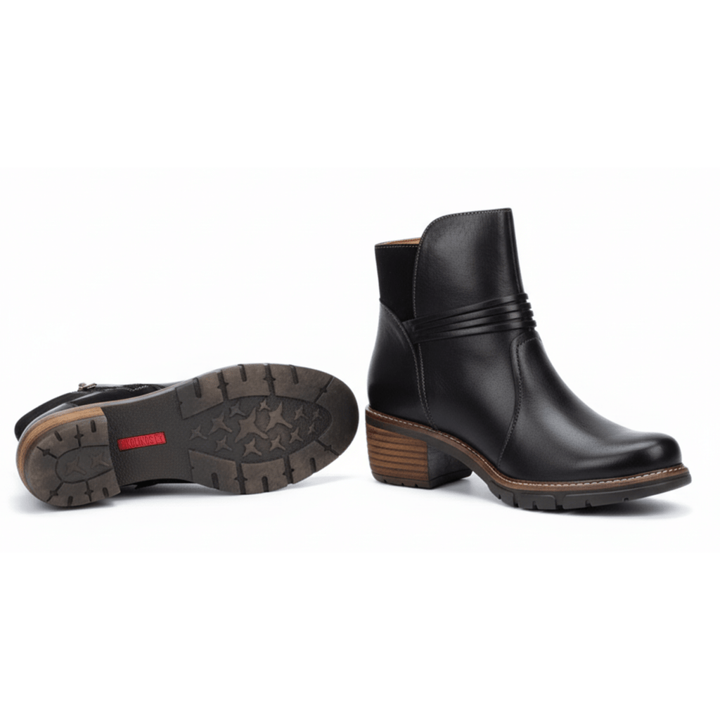 Pikolinos Women's San Sebastian Black Leather