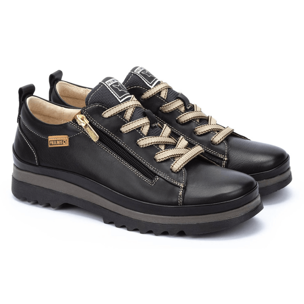Pikolinos Women's Vigo Black Leather