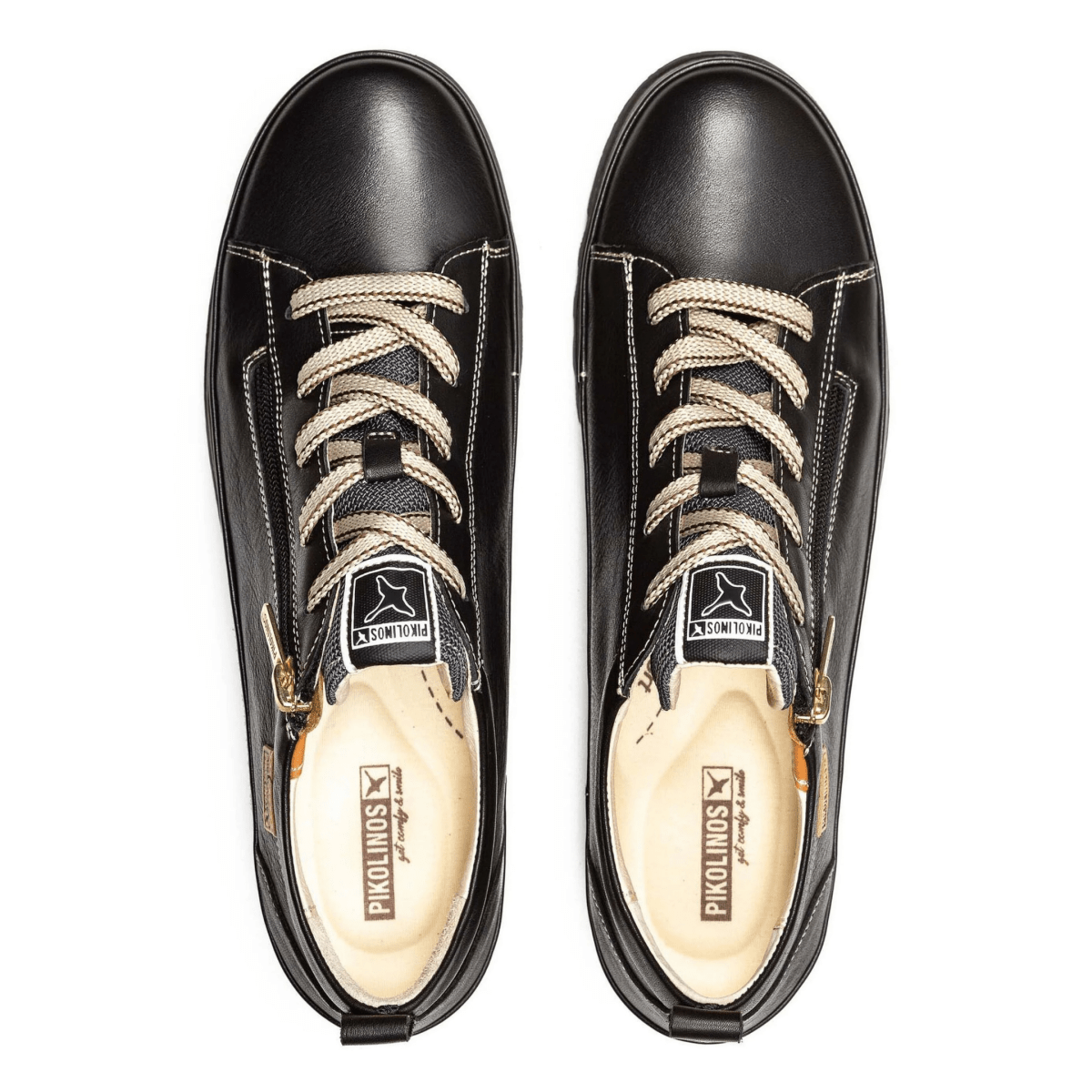 Pikolinos Women's Vigo Black Leather
