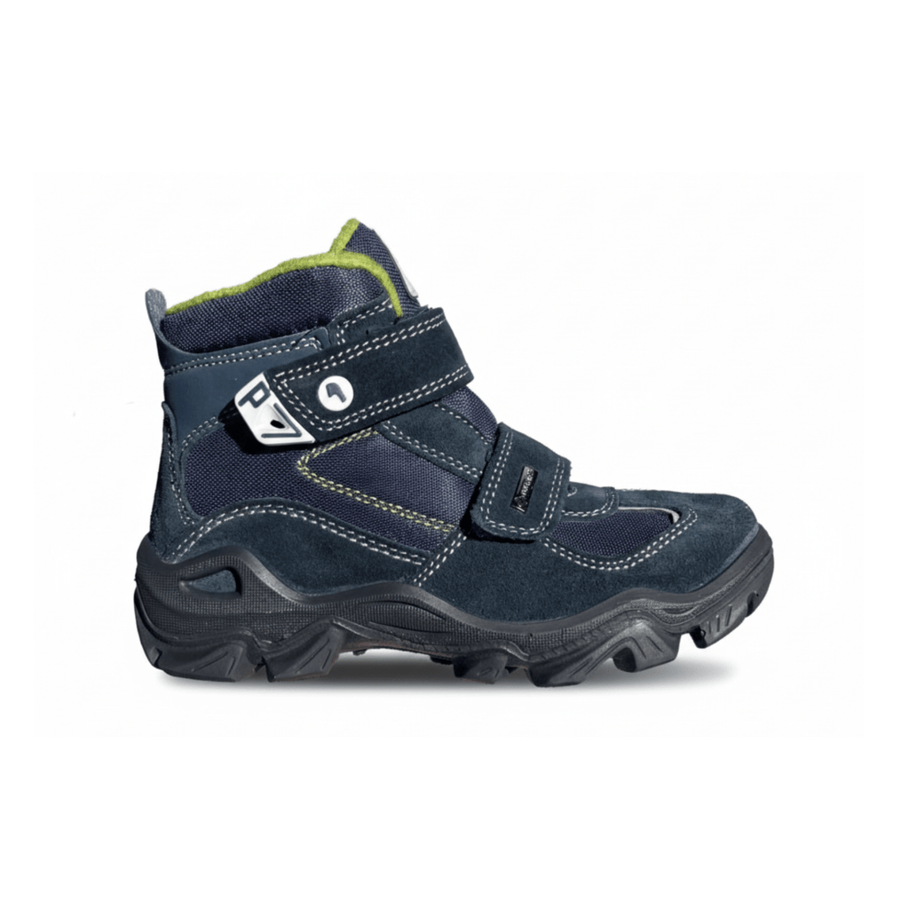 Primigi Boys (Sizes 21-26) Navy/Lime Gore-Tex
