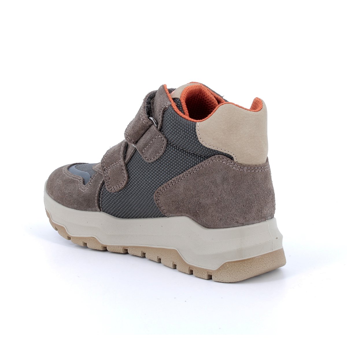 Primigi Boys (Sizes 28-30) 6888800 Orange Patent/Grey Suede/Brown Fabric Gore-Tex