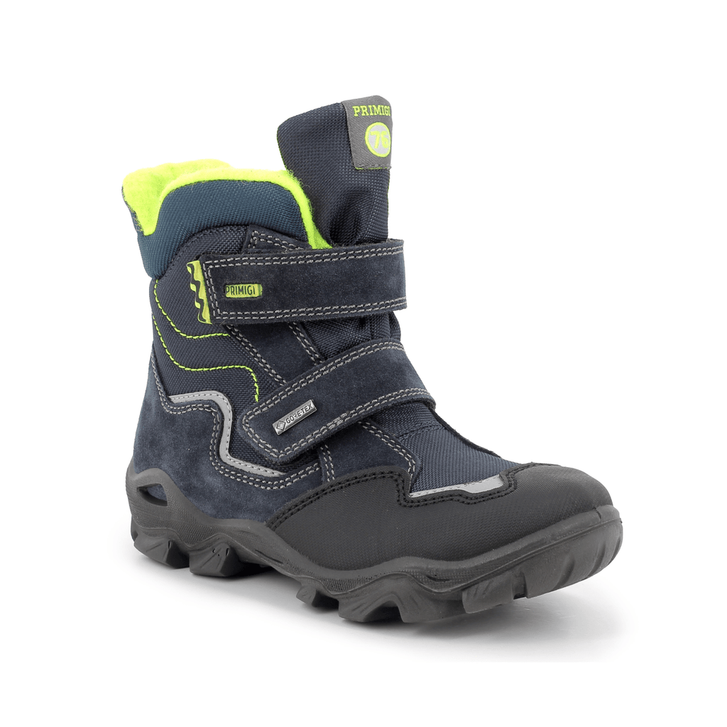 Primigi Boys (Sizes 31-35) 2392022 Navy/Lime Gore-Tex