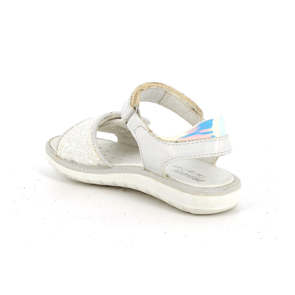 Primigi Girls (Sizes 26-30) White/Sky Blue Glitter