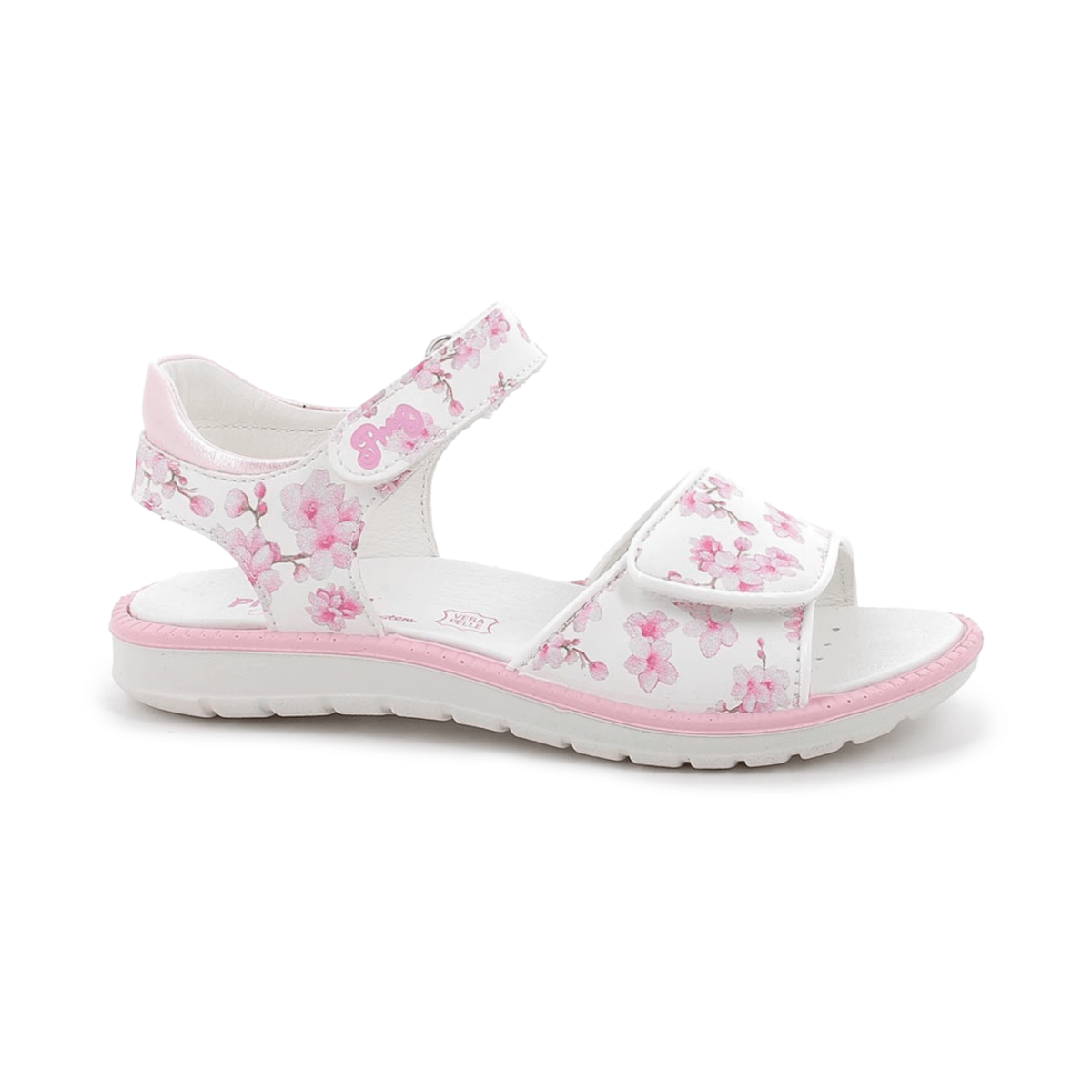 Primigi Girls (Sizes 31-34) White/Pink Floral Glitter