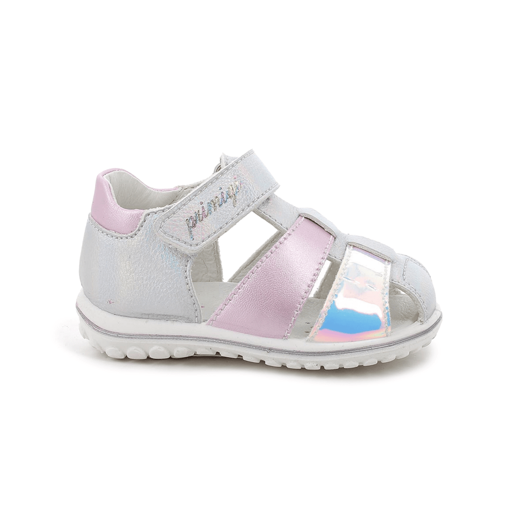 Primigi Toddlers (Sizes 22-26) 1363544 White/Pink/Platinum Shimmer Fisherman