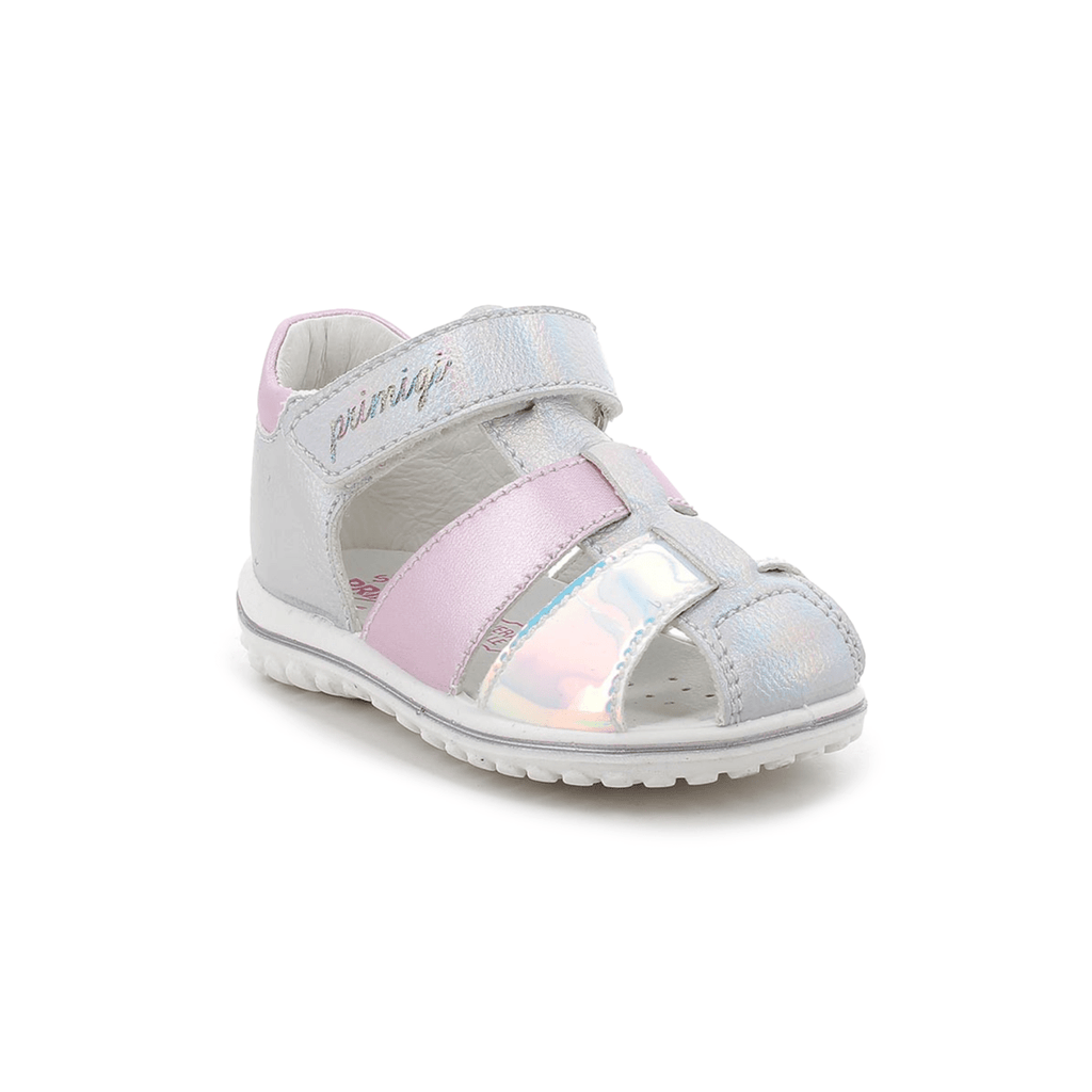 Primigi Toddlers (Sizes 22-26) 1363544 White/Pink/Platinum Shimmer Fisherman