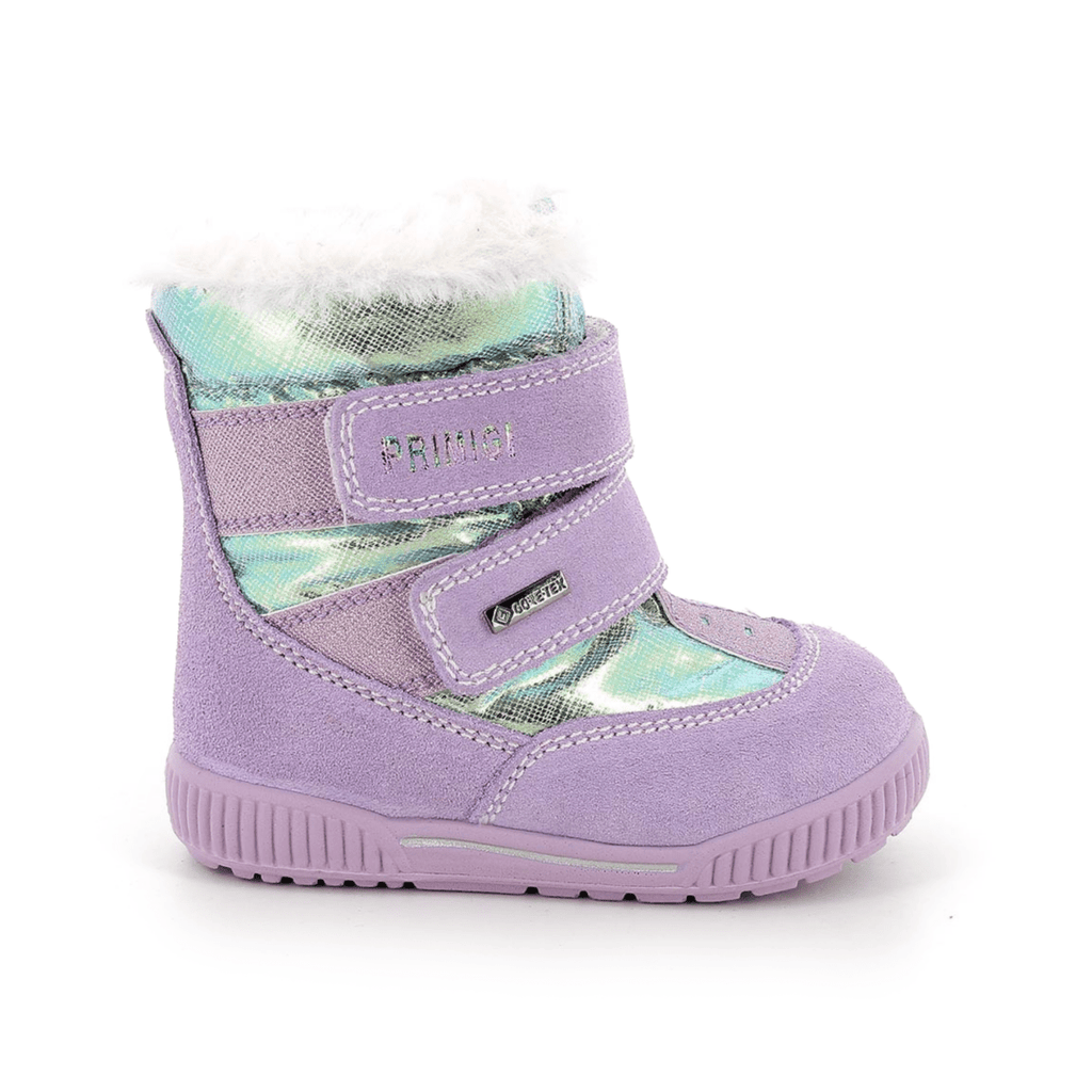 Primigi Toddlers (Sizes 22-26) 8861100 Iridescent Green/Purple Suede Gore-Tex