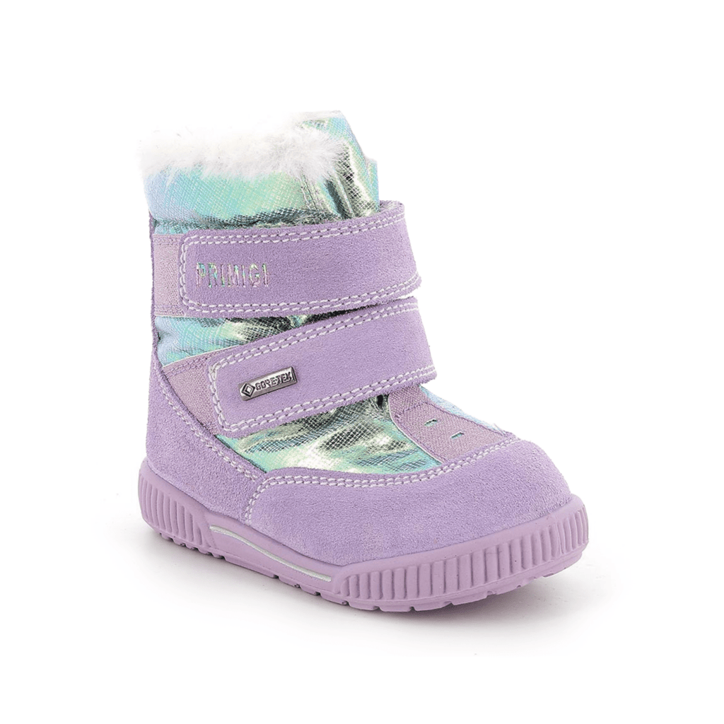 Primigi Toddlers (Sizes 22-26) 8861100 Iridescent Green/Purple Suede Gore-Tex