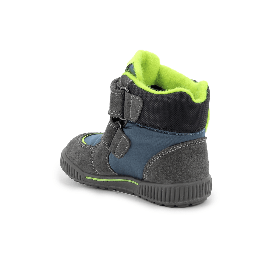Primigi Toddlers (Sizes 22-26) 8861411 Grey/Navy/Lime Suede Gore-Tex