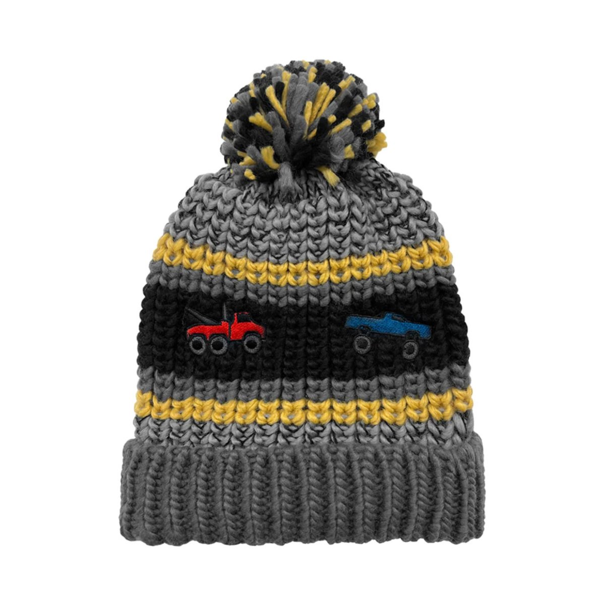 Grand Sierra Toddlers Knit Truck Beanie 3-Pack