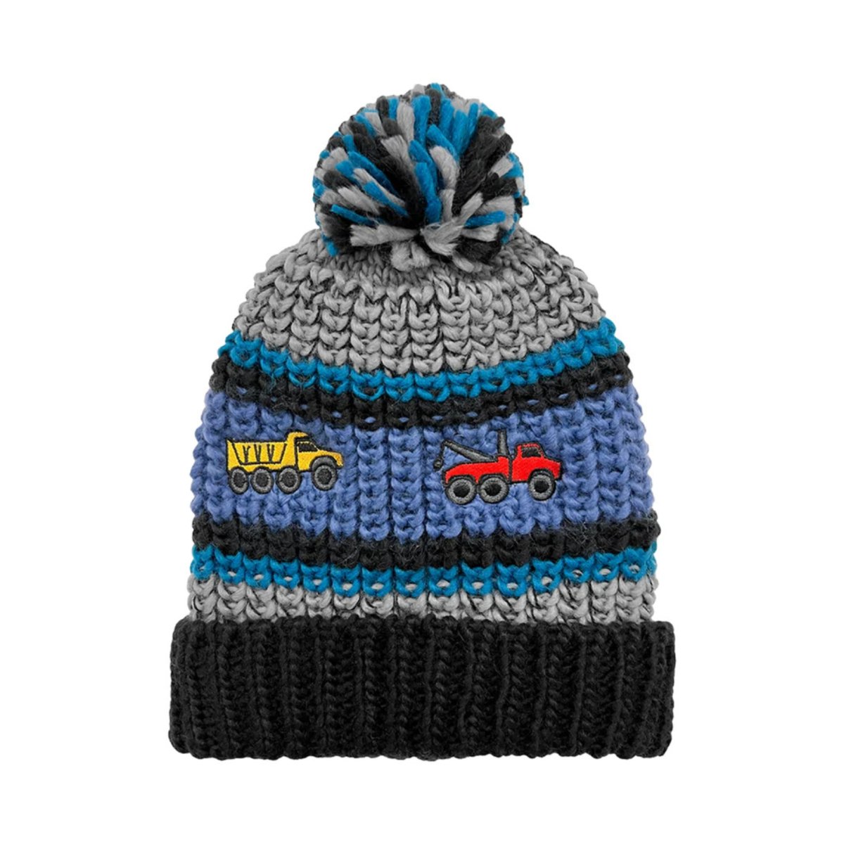 Grand Sierra Toddlers Knit Truck Beanie 3-Pack
